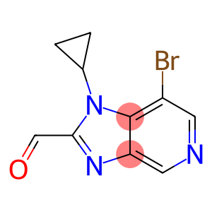 7-bromo-1-cyclopropyl-1H-imidazo[4,5-c]pyridine-2-carbaldehyde