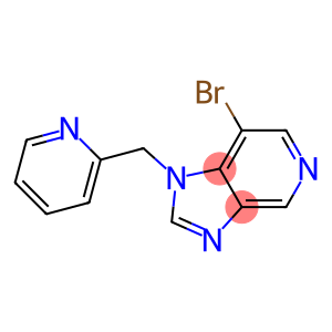 7-bromo-1-(pyridin-2-ylmethyl)-1H-imidazo[4,5-c]pyridine