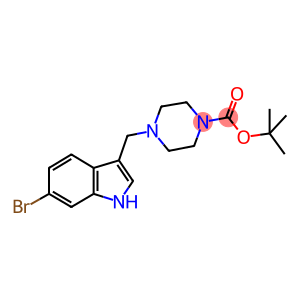 4-(6-BROMO-1H-INDOL-3-YLMETHYL)-PIPERAZINE-1-CARBOXYLIC ACID TERT-BUTYL ESTER