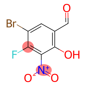 5-BROMO-4-FLUORO-2-HYDROXY-3-NITRO-BENZALDEHYDE