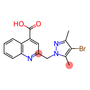 2-(4-BROMO-3,5-DIMETHYL-PYRAZOL-1-YLMETHYL)-QUINOLINE-4-CARBOXYLIC ACID