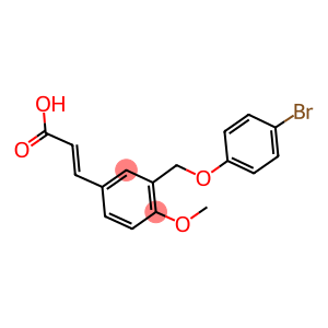 (2E)-3-(3-[(4-BROMOPHENOXY)METHYL]-4-METHOXYPHENYL)-2-PROPENOIC ACID