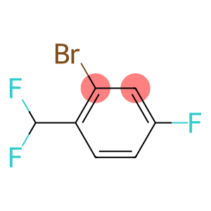 2-BROMO-1-DIFLUOROMETHYL-4-FLUOROBENZENE 98%