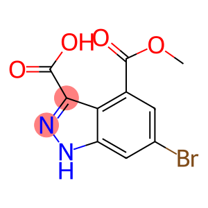 6-BROMO-4-METHOXYCARBONYLINDAZOLE-3-CARBOXYLIC ACID