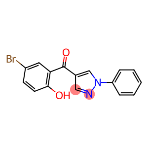 4-(5-BROMO-2-HYDROXYBENZOYL)-1-PHENYLPYRAZOLE