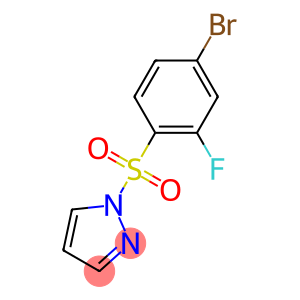 1-(4-bromo-2-fluorophenylsulfonyl)-1H-pyrazole