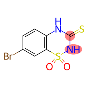 7-BROMO-2H-1,2,4-BENZOTHIADIAZINE-3(4H)-THIONE 1,1-DIOXIDE