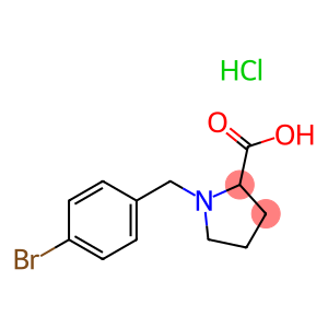 1-(4-BROMO-BENZYL)-PYRROLIDINE-2-CARBOXYLIC ACID HYDROCHLORIDE