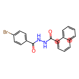 1-(4-BROMOBENZOYL)-2-(1-NAPHTHOYL)HYDRAZINE