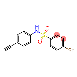 4-bromo-N-(4-ethynylphenyl)benzenesulfonamide