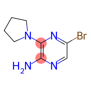 5-BROMO-3-PYRROLIDIN-1-YL-PYRAZIN-2-YLAMINE