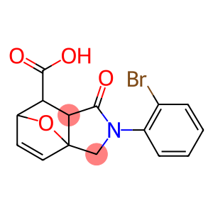 3-(2-BROMO-PHENYL)-4-OXO-10-OXA-3-AZA-TRICYCLO[5.2.1.0(1,5)]DEC-8-ENE-6-CARBOXYLIC ACID