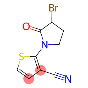 2-(3-BROMO-2-OXOPYRROLIDIN-1-YL)THIOPHENE-3-CARBONITRILE