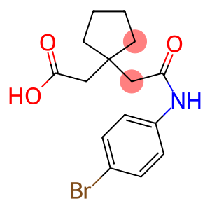 (1-(2-[(4-BROMOPHENYL)AMINO]-2-OXOETHYL)CYCLOPENTYL)ACETIC ACID