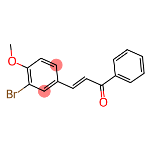 3-(3-BROMO-4-METHOXYPHENYL)-1-PHENYLPROP-2-EN-1-ONE