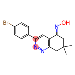 3-(4-bromophenyl)-7,7-dimethyl-7,8-dihydro-5(6H)-cinnolinone oxime