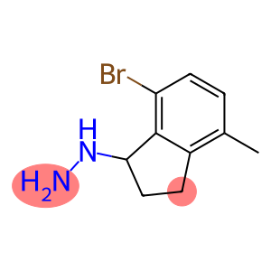 1-(4-bromo-2,3-dihydro-7-methyl-1H-inden-3-yl)hydrazine