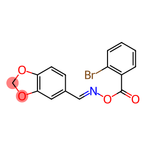 5-({[(2-bromobenzoyl)oxy]imino}methyl)-1,3-benzodioxole