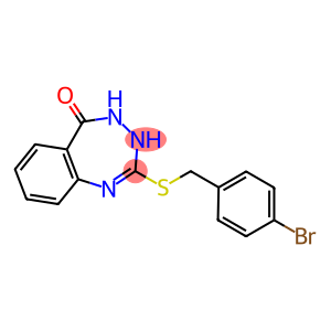 2-[(4-bromobenzyl)thio]-4,5-dihydro-3H-1,3,4-benzotriazepin-5-one
