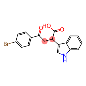 4-(4-bromophenyl)-2-(1H-indol-3-yl)-4-oxobutanoic acid