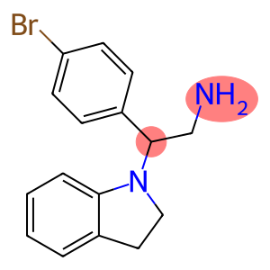 2-(4-bromophenyl)-2-(2,3-dihydro-1H-indol-1-yl)ethanamine