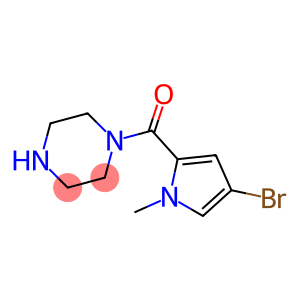 1-[(4-bromo-1-methyl-1H-pyrrol-2-yl)carbonyl]piperazine