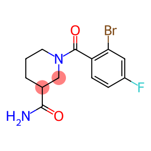 1-(2-bromo-4-fluorobenzoyl)piperidine-3-carboxamide