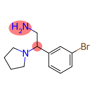 2-(3-bromophenyl)-2-pyrrolidin-1-ylethanamine