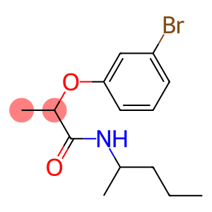 2-(3-bromophenoxy)-N-(pentan-2-yl)propanamide