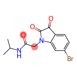 2-(6-bromo-2,3-dioxo-2,3-dihydro-1H-indol-1-yl)-N-(propan-2-yl)acetamide