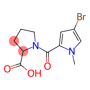 1-[(4-bromo-1-methyl-1H-pyrrol-2-yl)carbonyl]pyrrolidine-2-carboxylic acid