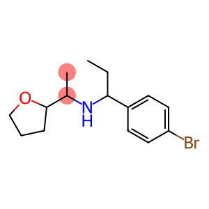 [1-(4-bromophenyl)propyl][1-(oxolan-2-yl)ethyl]amine