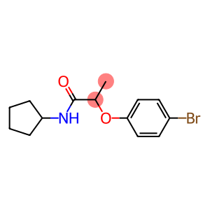 2-(4-bromophenoxy)-N-cyclopentylpropanamide