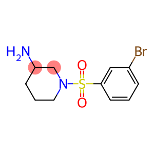 1-[(3-bromobenzene)sulfonyl]piperidin-3-amine