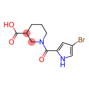 1-[(4-bromo-1H-pyrrol-2-yl)carbonyl]piperidine-3-carboxylic acid