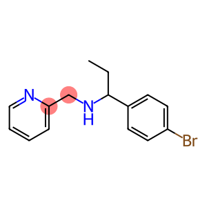 [1-(4-bromophenyl)propyl](pyridin-2-ylmethyl)amine