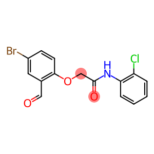 2-(4-bromo-2-formylphenoxy)-N-(2-chlorophenyl)acetamide