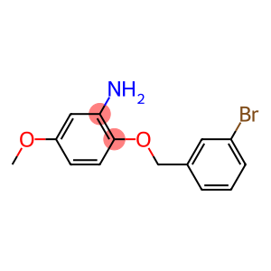 2-[(3-bromobenzyl)oxy]-5-methoxyaniline