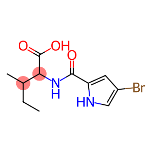 2-[(4-bromo-1H-pyrrol-2-yl)formamido]-3-methylpentanoic acid