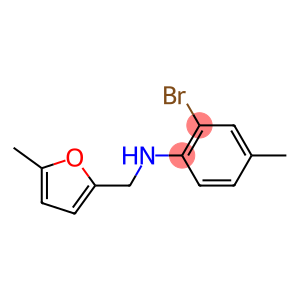 2-bromo-4-methyl-N-[(5-methylfuran-2-yl)methyl]aniline