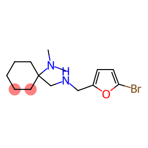 1-({[(5-bromofuran-2-yl)methyl]amino}methyl)-N,N-dimethylcyclohexan-1-amine