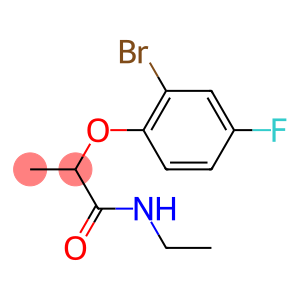 2-(2-bromo-4-fluorophenoxy)-N-ethylpropanamide