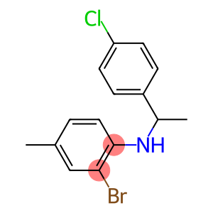 2-bromo-N-[1-(4-chlorophenyl)ethyl]-4-methylaniline