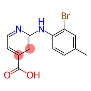 2-[(2-bromo-4-methylphenyl)amino]pyridine-4-carboxylic acid