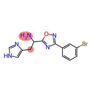 1-[3-(3-bromophenyl)-1,2,4-oxadiazol-5-yl]-2-(1H-imidazol-4-yl)ethan-1-amine