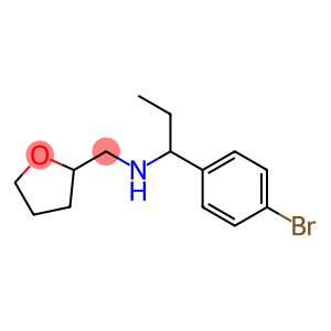 [1-(4-bromophenyl)propyl](oxolan-2-ylmethyl)amine