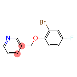 3-[(2-bromo-4-fluorophenoxy)methyl]pyridine