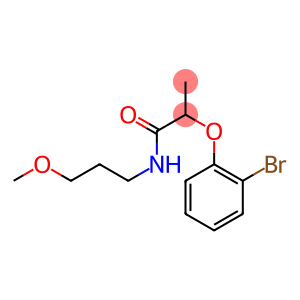 2-(2-bromophenoxy)-N-(3-methoxypropyl)propanamide