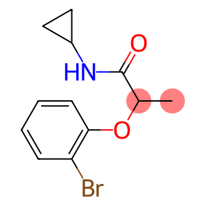 2-(2-bromophenoxy)-N-cyclopropylpropanamide