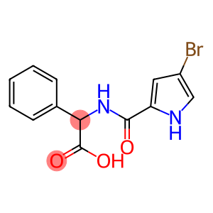 2-[(4-bromo-1H-pyrrol-2-yl)formamido]-2-phenylacetic acid